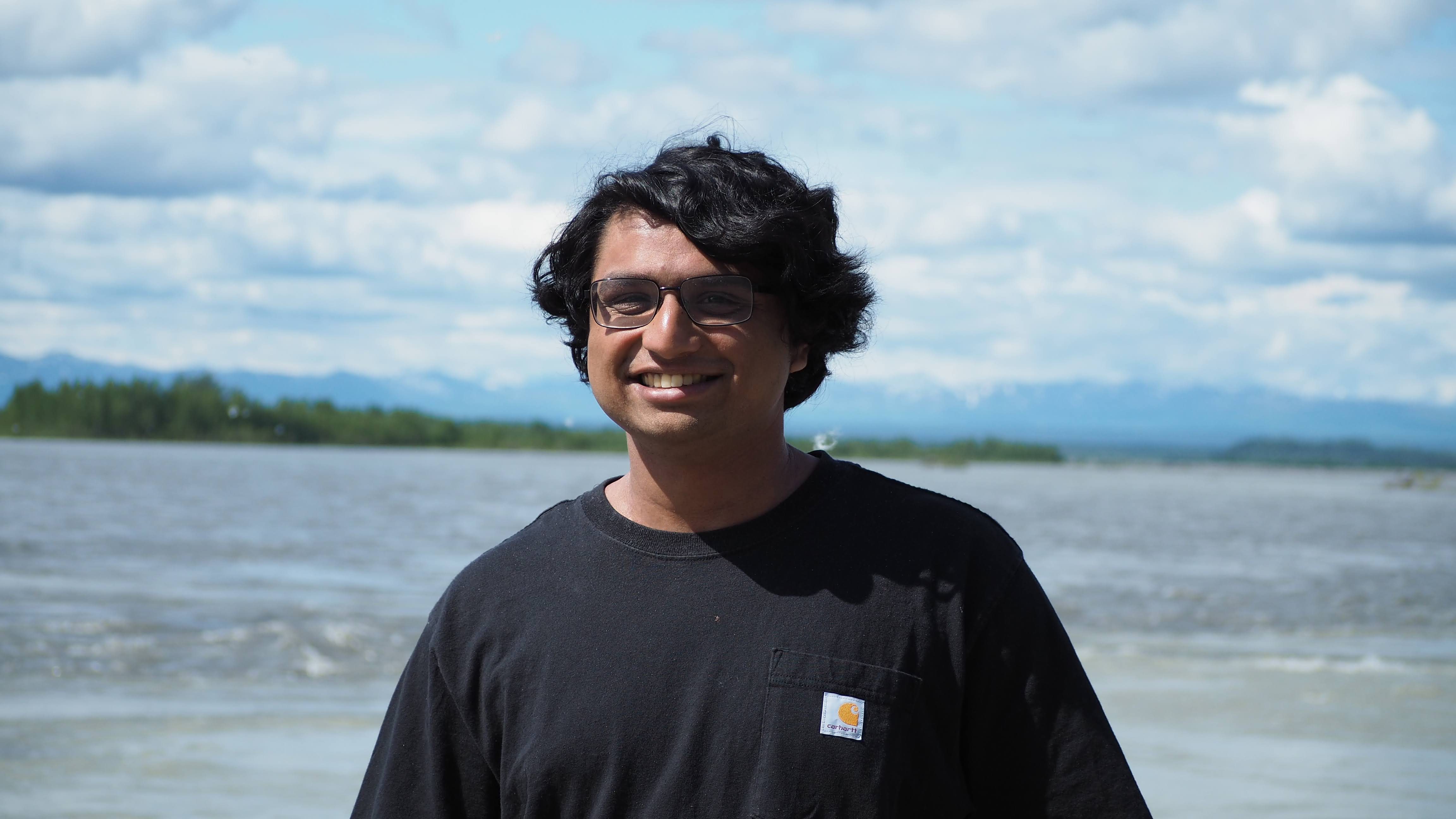 A very nice picture of me in Alaska taken by my friend Piyush